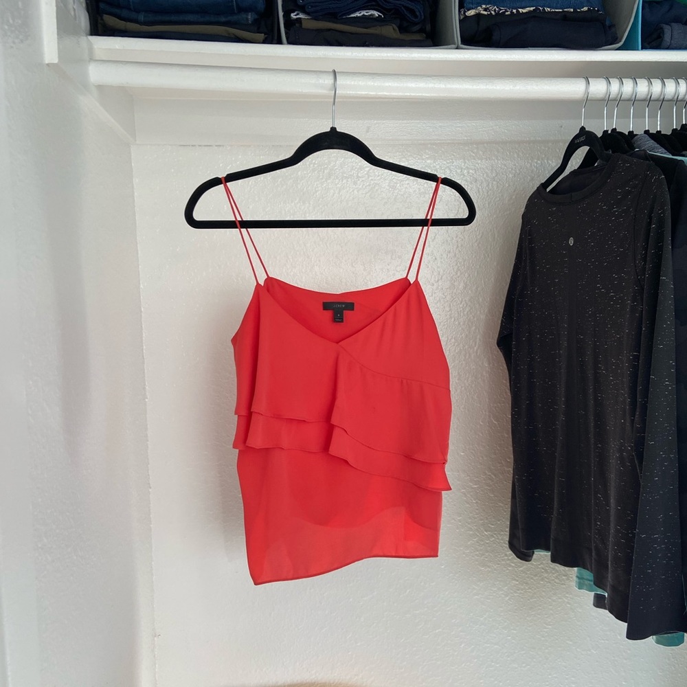 Coral J. Crew Blouse